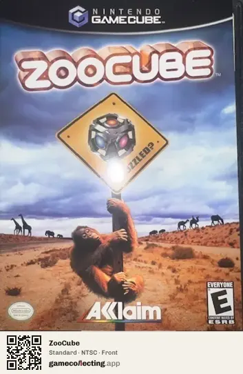 ZooCube Nintendo GameCube, NTSC box front