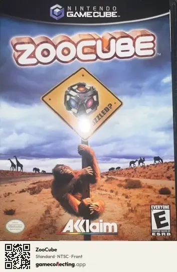 ZooCube Nintendo GameCube, NTSC box front
