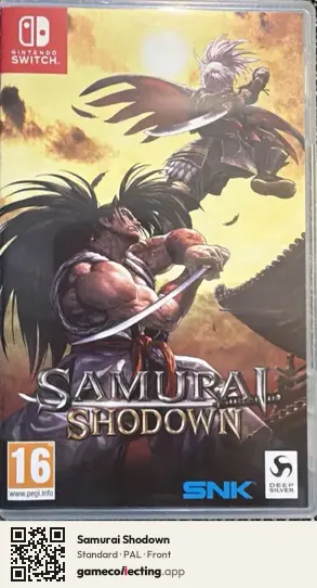 Samurai Shodown Nintendo Switch, PAL box front