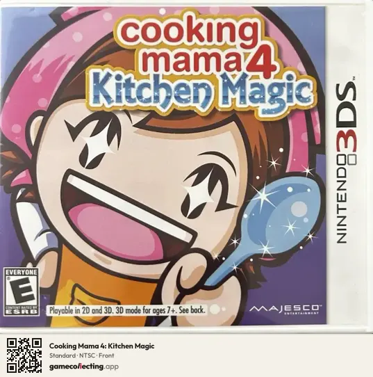 Cooking Mama 4: Kitchen Magic Nintendo 3DS, NTSC box front