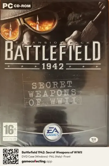 Battlefield 1942: Secret Weapons of WWII Computer, Italy box front