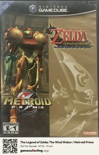 The Legend of Zelda: The Wind Waker / Metroid Prime Nintendo GameCube, NTSC box front