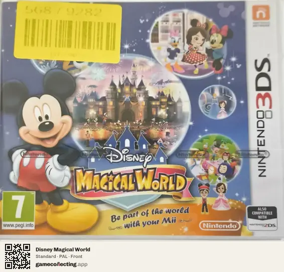 Disney Magical World Nintendo 3DS, PAL box front
