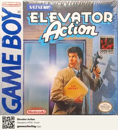 Elevator Action Game Boy, NTSC box front