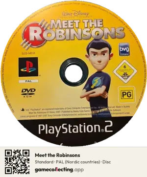 Meet the Robinsons PlayStation 2, PAL disc