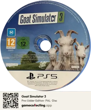 Goat Simulator 3 PlayStation 5, PAL disc