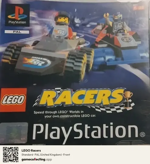 LEGO Racers PlayStation, United Kingdom box front
