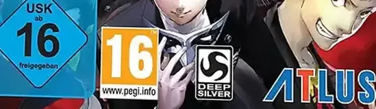 Persona 5, the USK square on its front
