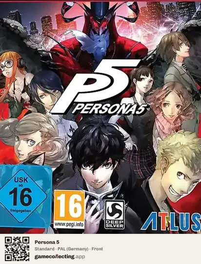 Persona 5 PlayStation 3, Germany box front