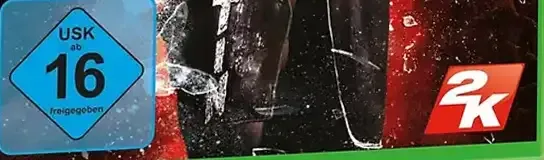 WWE 2K16, the USK square on its front