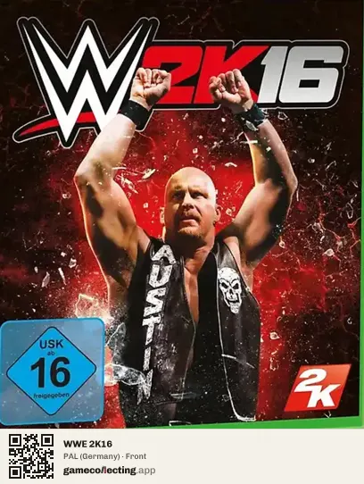 WWE 2K16 Xbox One, Germany box front