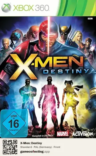 X-Men: Destiny Xbox 360, Germany box front