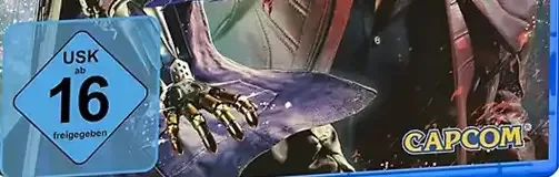 Devil May Cry 5, the USK square on its front