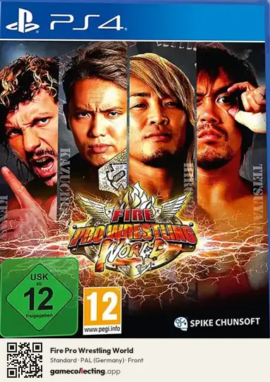 Fire Pro Wrestling World PlayStation 4, Germany box front