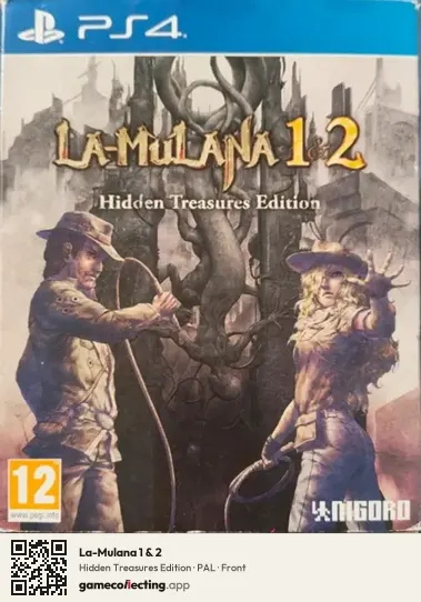 La-Mulana 1 & 2 PlayStation 4, PAL box front