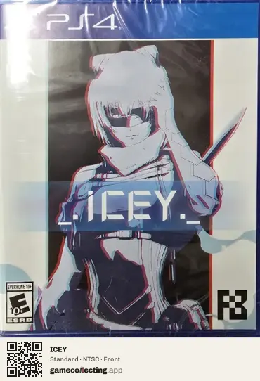 ICEY PlayStation 4, NTSC box front