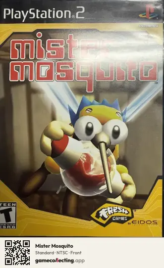Mister Mosquito PlayStation 2, NTSC box front