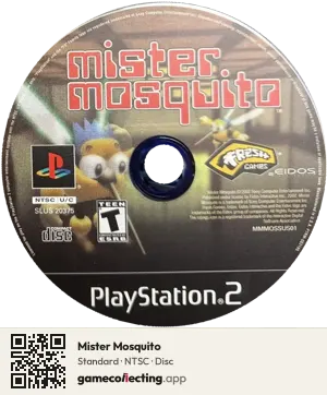 Mister Mosquito PlayStation 2, NTSC disc