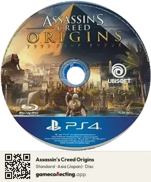 Assassin's Creed Origins PlayStation 4, Asia disc