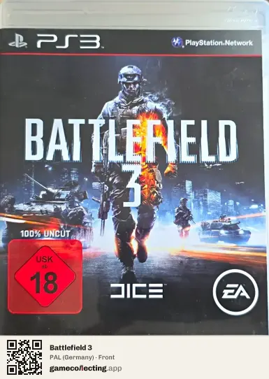 Battlefield 3 PlayStation 3, Germany box front