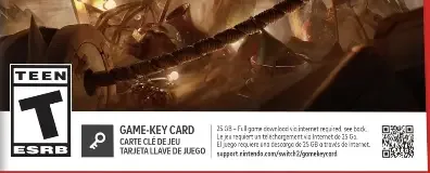 Little Nightmares III, the ESRB box on its front