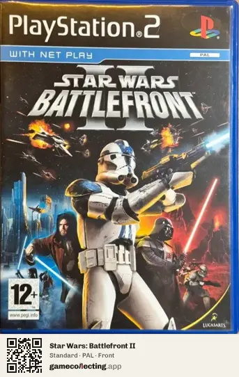 Star Wars: Battlefront II PlayStation 2, PAL box front