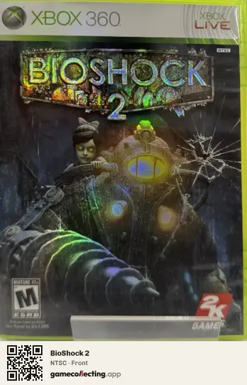 BioShock 2 Xbox 360, NTSC box front