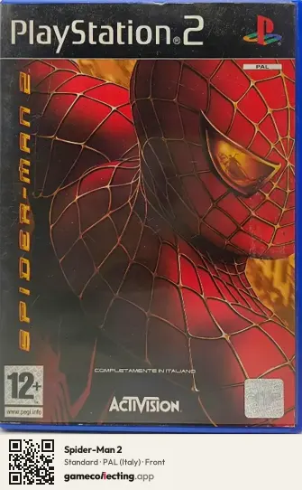 Spider-Man 2 PlayStation 2, Italy box front