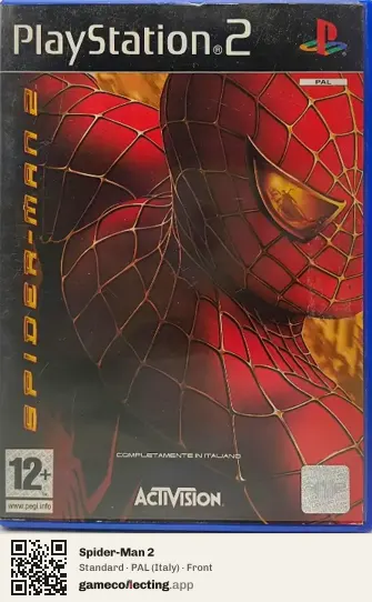 Spider-Man 2 PlayStation 2, Italy box front