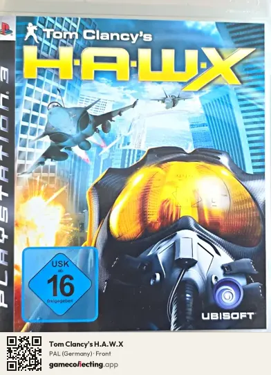 Tom Clancy's H.A.W.X PlayStation 3, Germany box front
