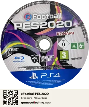 eFootball PES 2020 PlayStation 4, NTSC disc