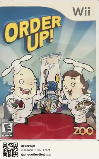 Order Up! Nintendo Wii, NTSC box front