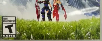 Xenoblade Chronicles 2, the ESRB box on its front
