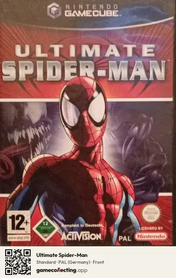 Ultimate Spider-Man Nintendo GameCube, Germany box front