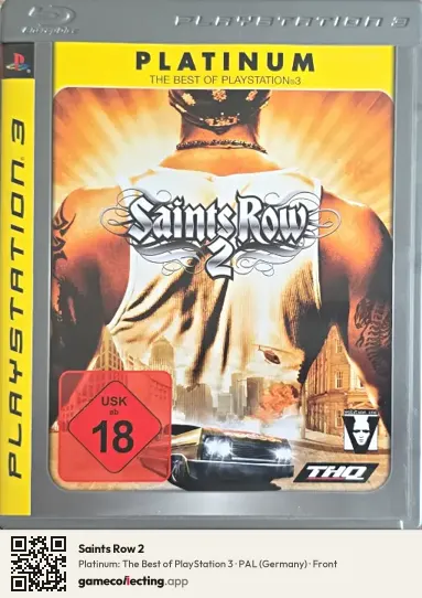 Saints Row 2 PlayStation 3, Germany box front