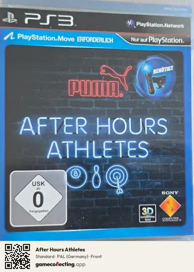 After Hours Athletes PlayStation 3, Germany box front