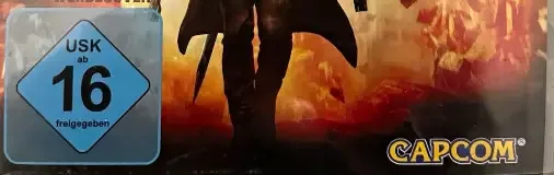 DmC: Devil May Cry, the USK square on its front