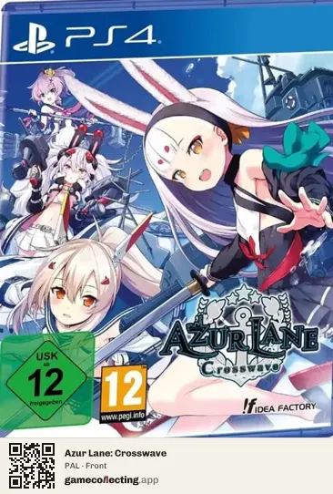 Azur Lane: Crosswave PlayStation 4, PAL box front