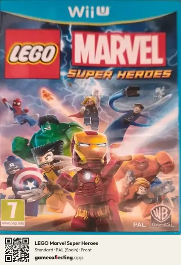 LEGO Marvel Super Heroes Nintendo Wii U, Spain box front