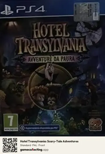 Hotel Transylvania: Scary-Tale Adventures PlayStation 4, PAL box front