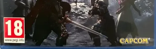 Dragon's Dogma 2: Dark Arisen, the PEGI square on its front