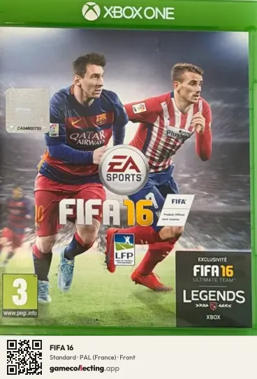 FIFA 16 Xbox One, France box front