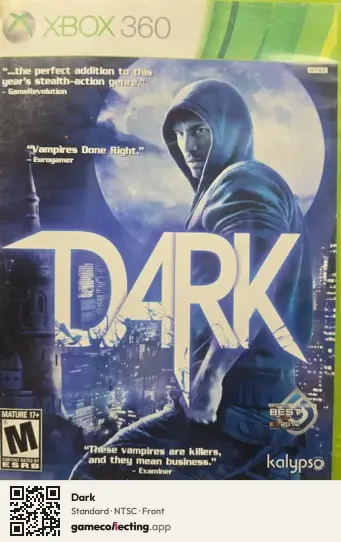 Dark Xbox 360, NTSC box front