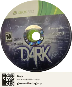 Dark Xbox 360, NTSC disc