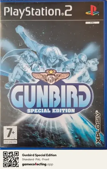 Gunbird Special Edition PlayStation 2, PAL box front