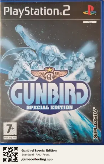 Gunbird Special Edition PlayStation 2, PAL box front