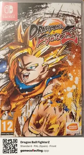 Dragon Ball FighterZ Nintendo Switch, Spain box front