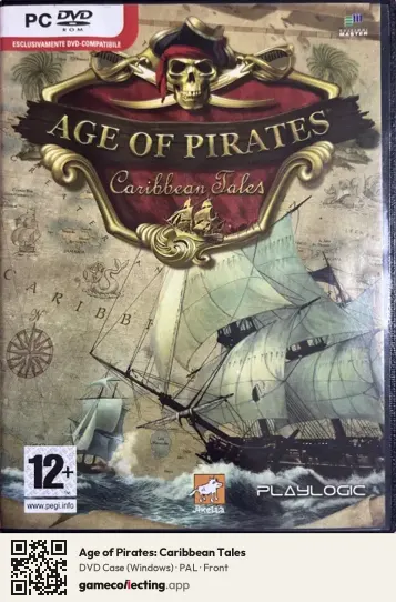 Age of Pirates: Caribbean Tales Computer, PAL box front