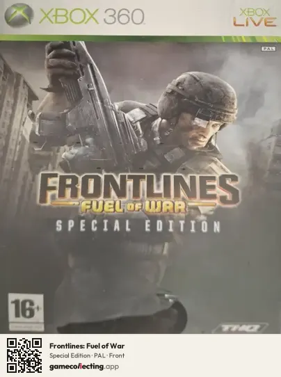 Frontlines: Fuel of War Xbox 360, PAL box front
