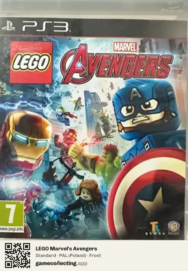 LEGO Marvel's Avengers PlayStation 3, Poland box front